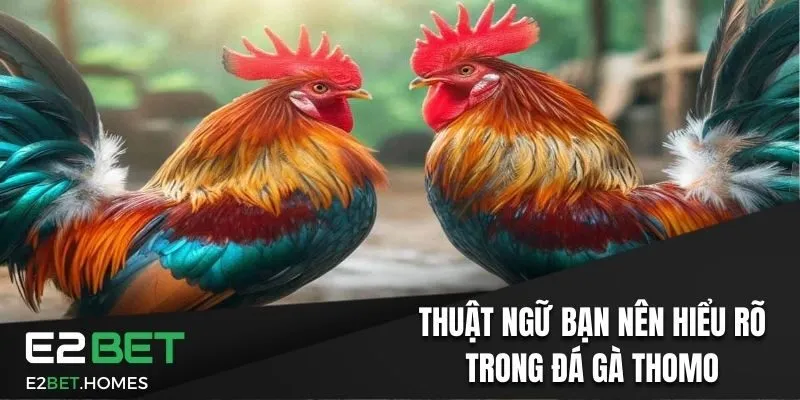 Thuật ngữ bạn nên hiểu rõ trong đá gà Thomo