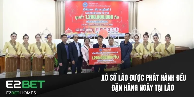 Xổ số Lào được phát hành đều đặn hàng ngày tại Lào 